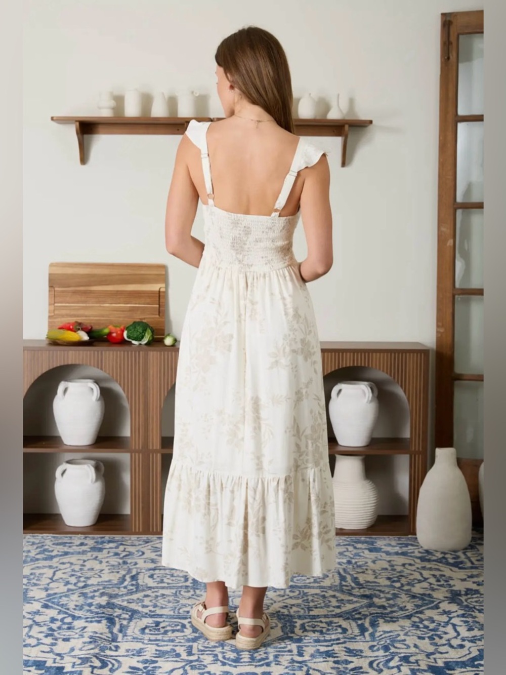 🆕🤍EDITH LINEN BLEND DRESS - Picture 3 of 3